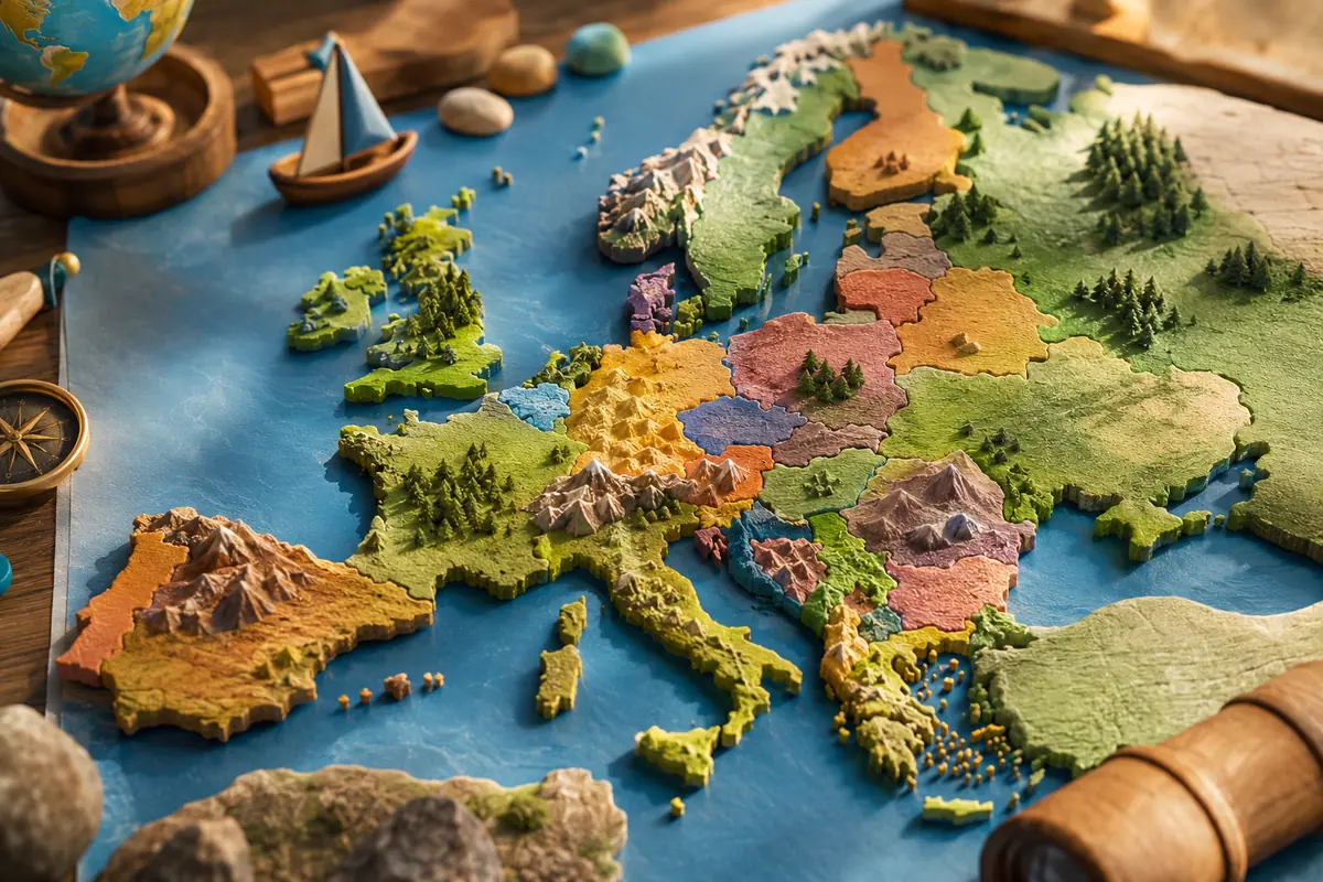 Quiz Pays d’Europe 8-10 ans : 20 questions avec réponses