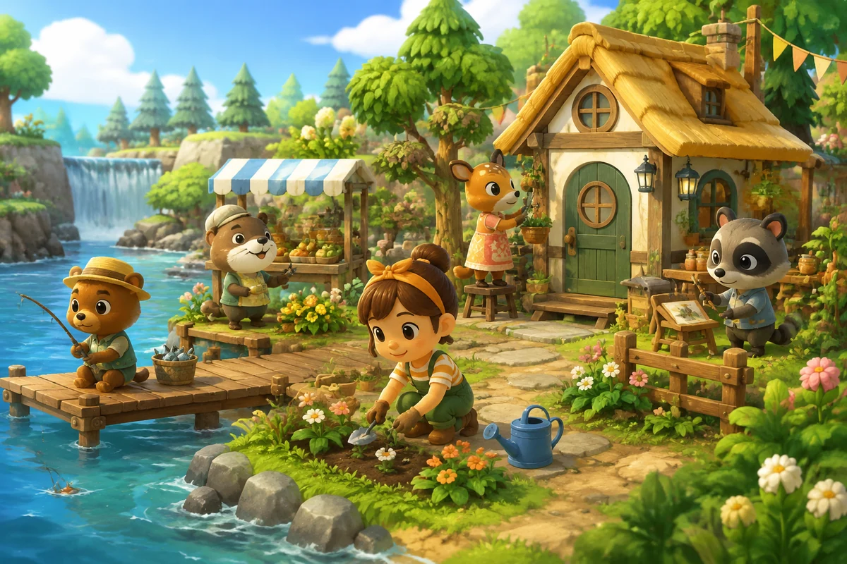 Vocabulaire du jeu : quiz Animal Crossing