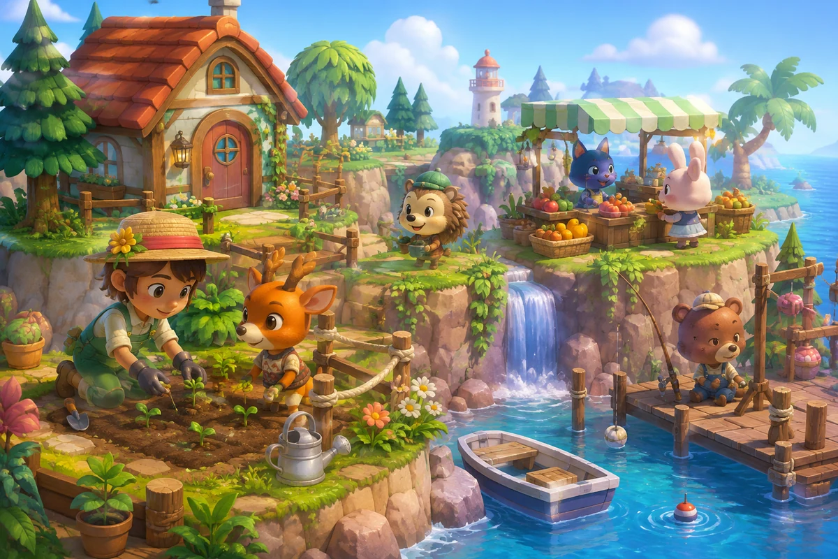 Conception d’une partie : quiz Animal Crossing