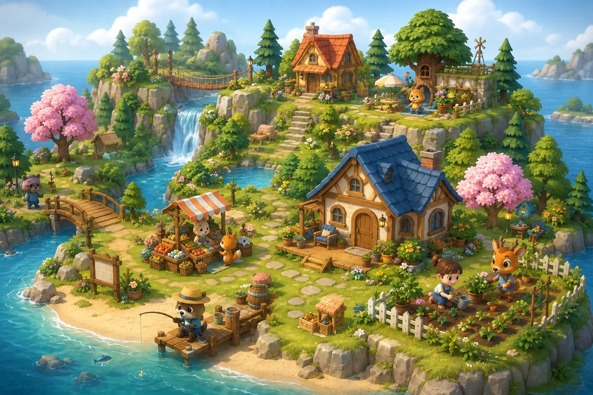 Univers et lieux : quiz Animal Crossing