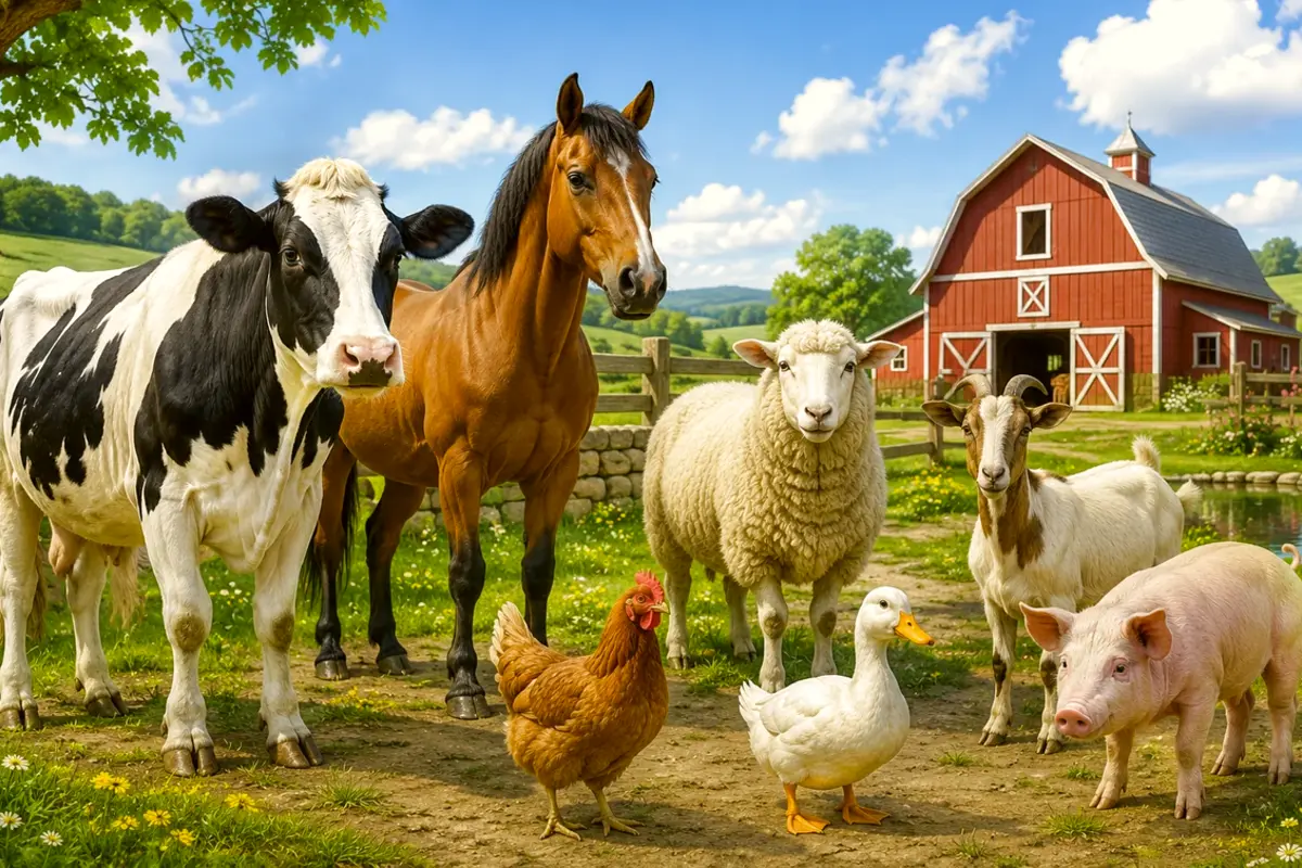 Défi chrono : Animaux de la ferme – 10-12 ans