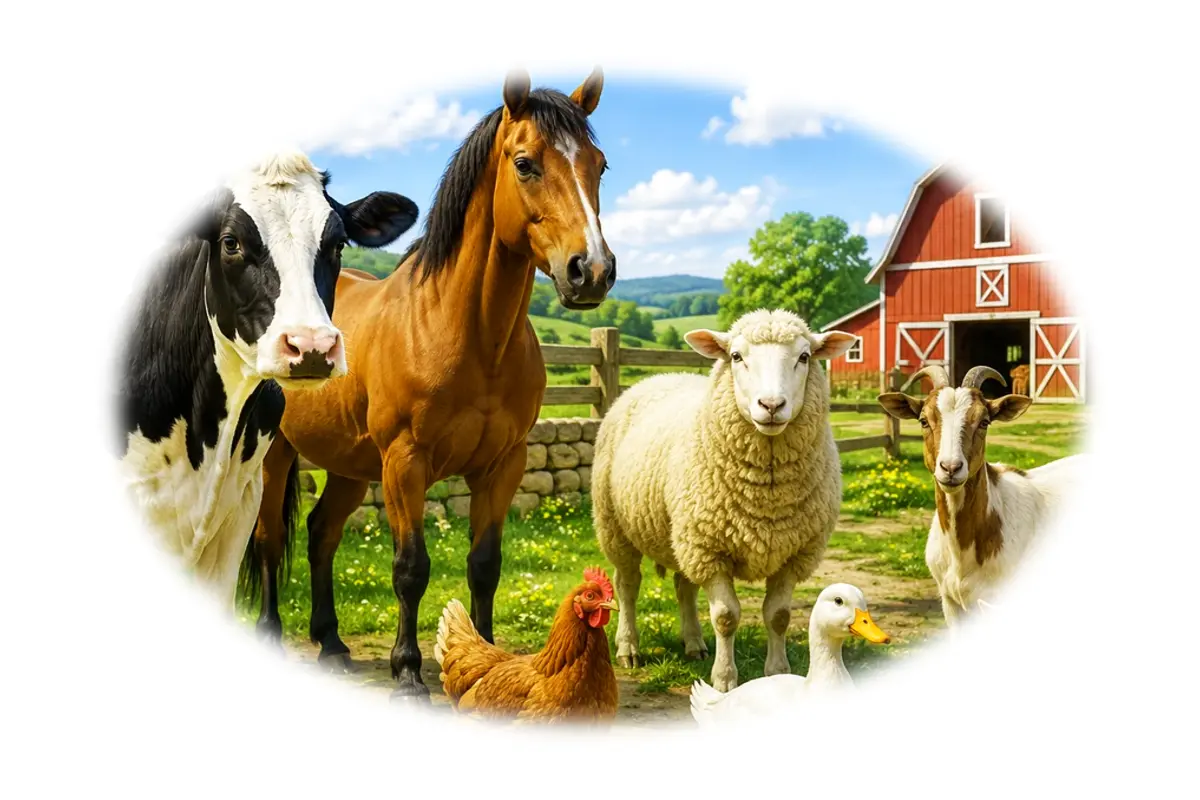 Défi familial : Animaux de la ferme – Famille