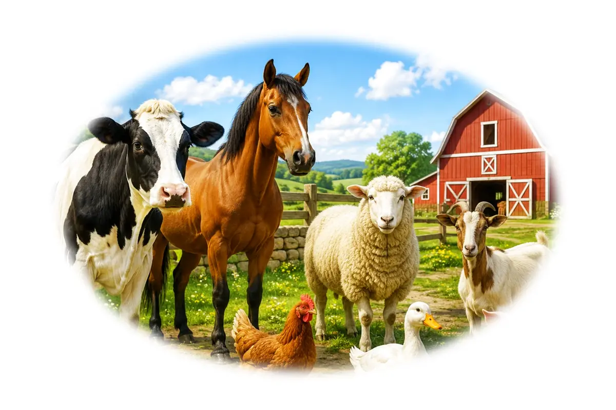 Quiz en famille : Animaux de la ferme – Famille