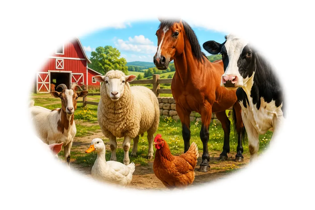 Vrai ou faux en famille : Animaux de la ferme – Famille
