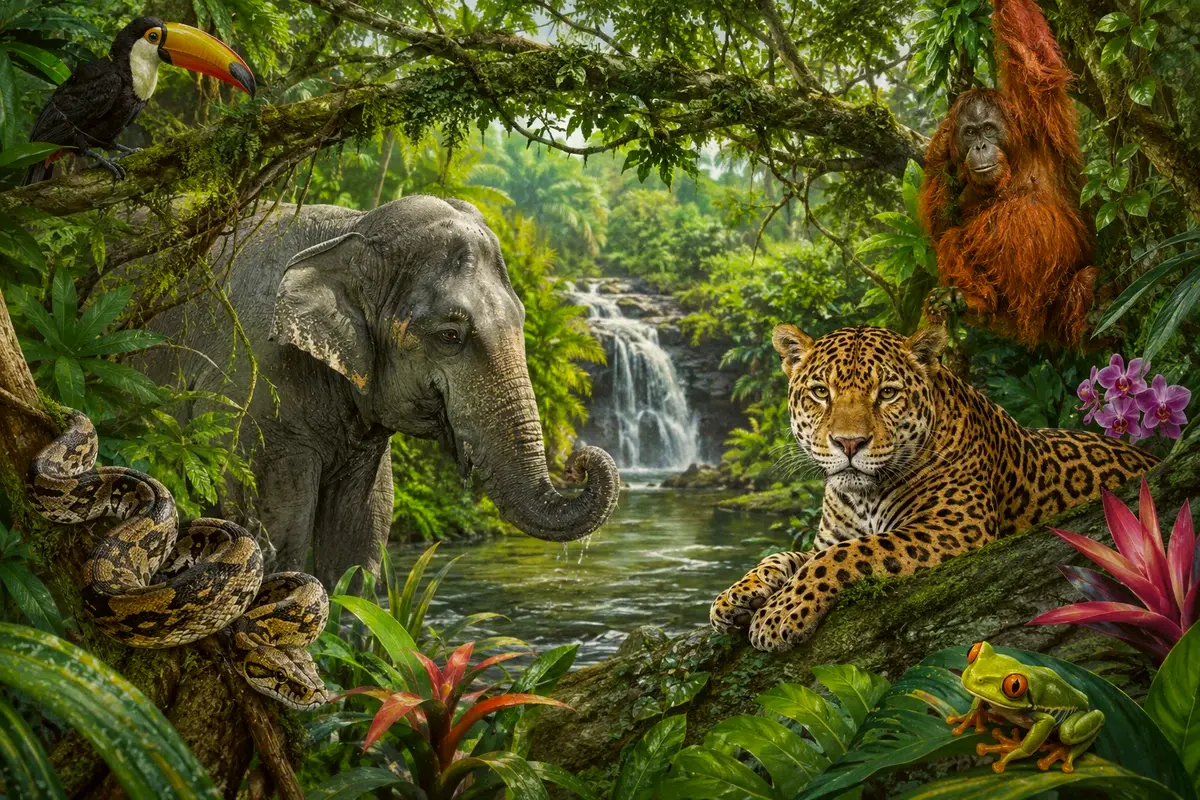 Vrai ou faux expert : Animaux de la jungle – 10-12 ans