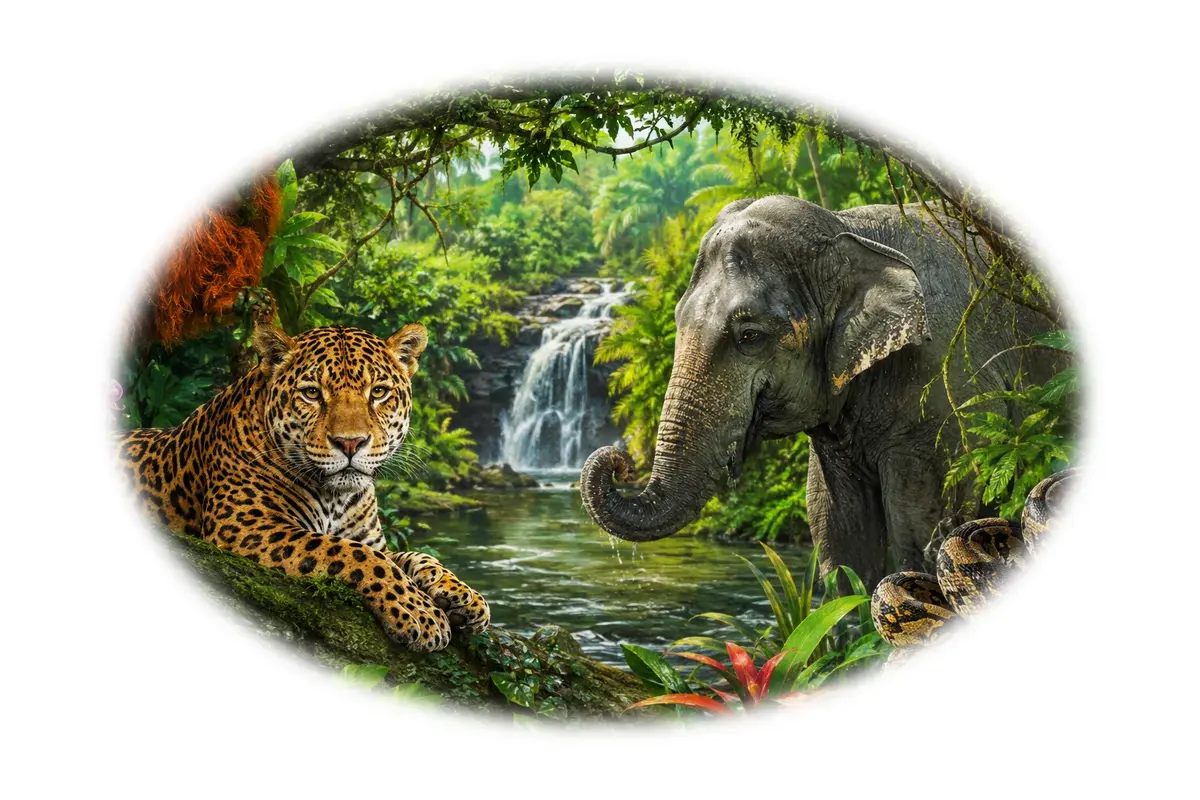 Challenge expert : Animaux de la jungle – 12-14 ans