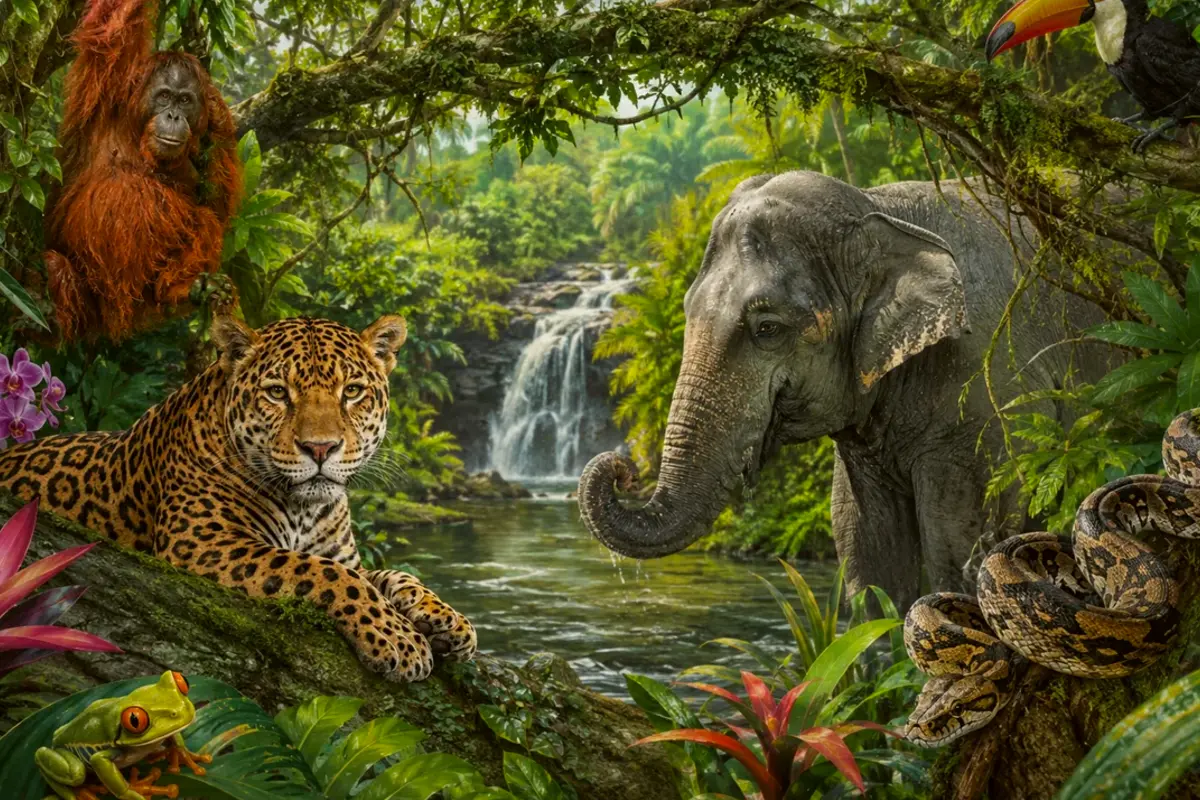 Quiz expert : Animaux de la jungle – 12-14 ans