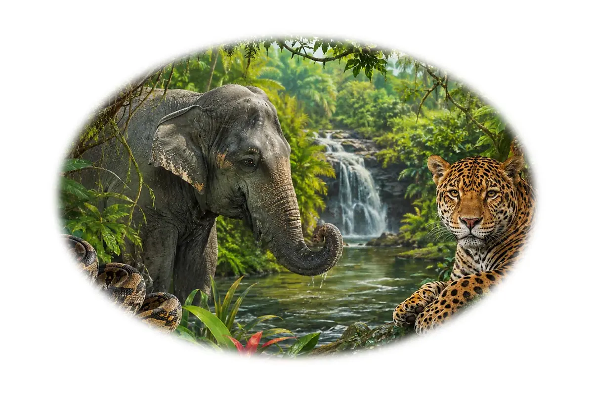 Les essentiels : Animaux de la jungle – 6-8 ans