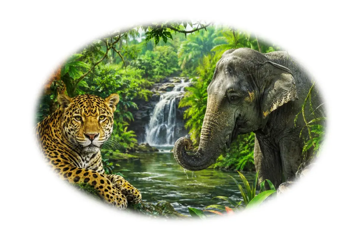 Défi familial : Animaux de la jungle – Famille