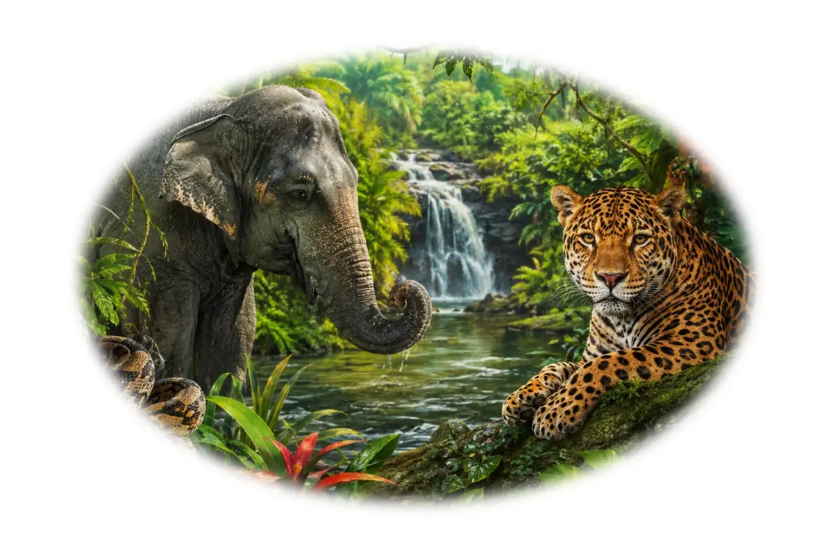 Vrai ou faux en famille : Animaux de la jungle – Famille