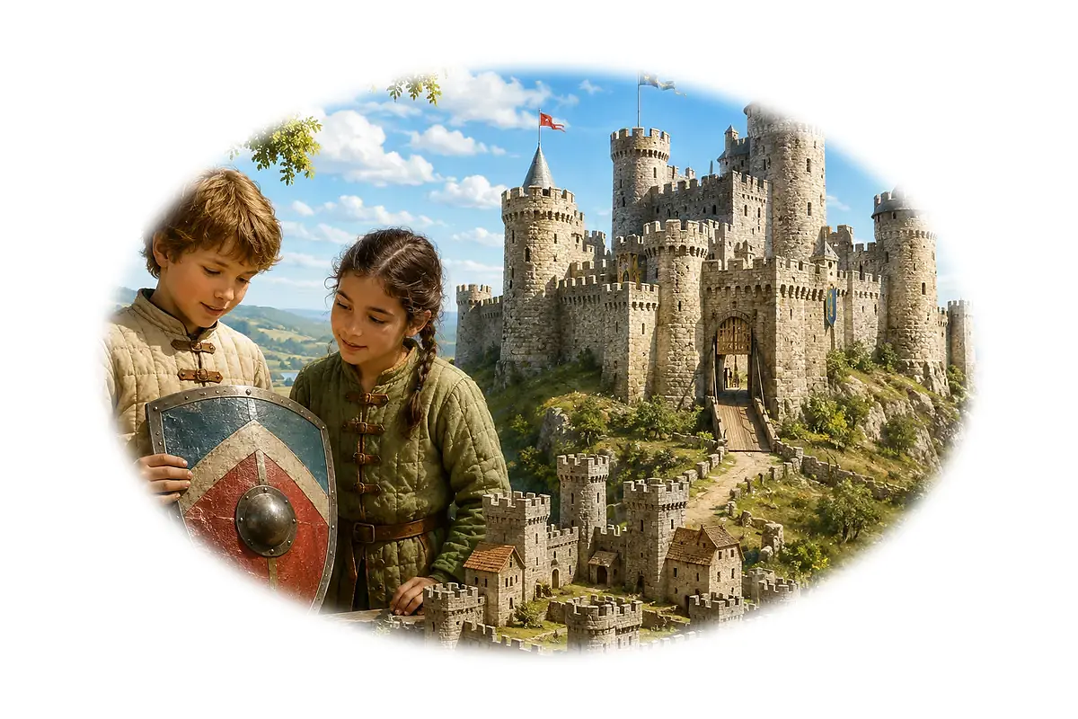 Premiers repères : Chevaliers et châteaux forts