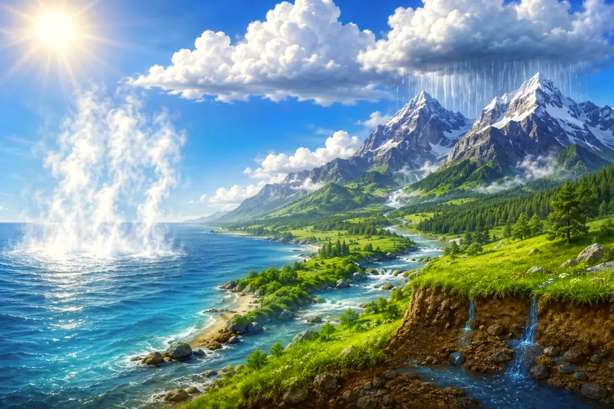 Défi chrono : Cycle de l’eau – 10-12 ans