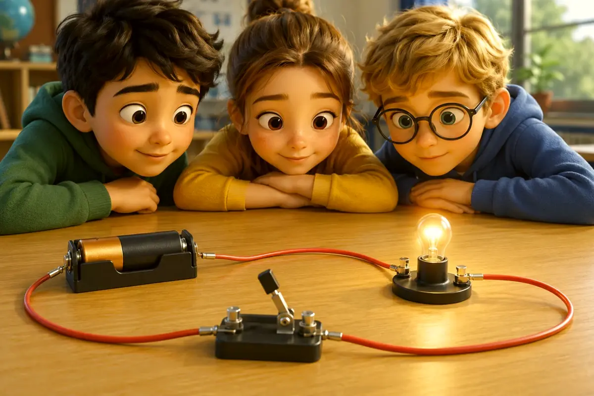 Défi chrono : Électricité – 10-12 ans