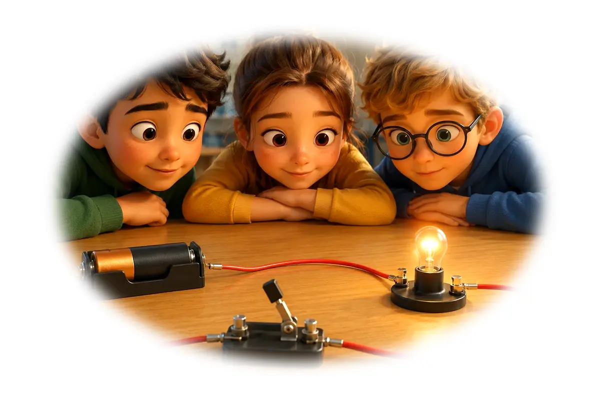 Quiz connaissances : Électricité – 8-10 ans