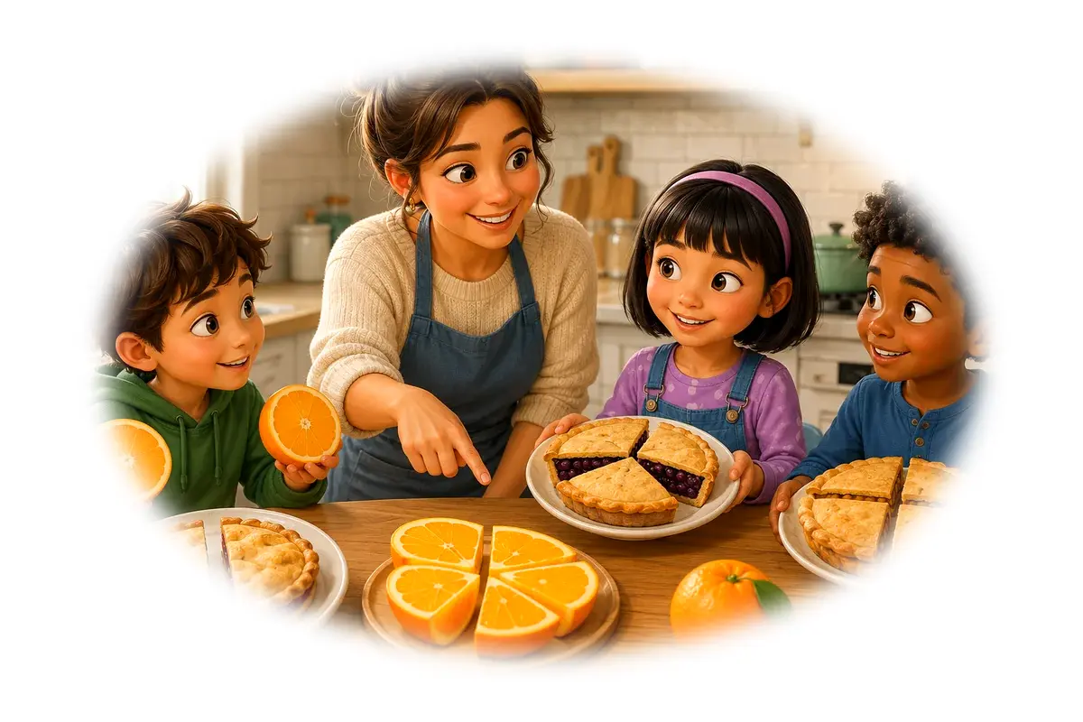 Vrai ou faux approfondi : Fractions — 8-10 ans