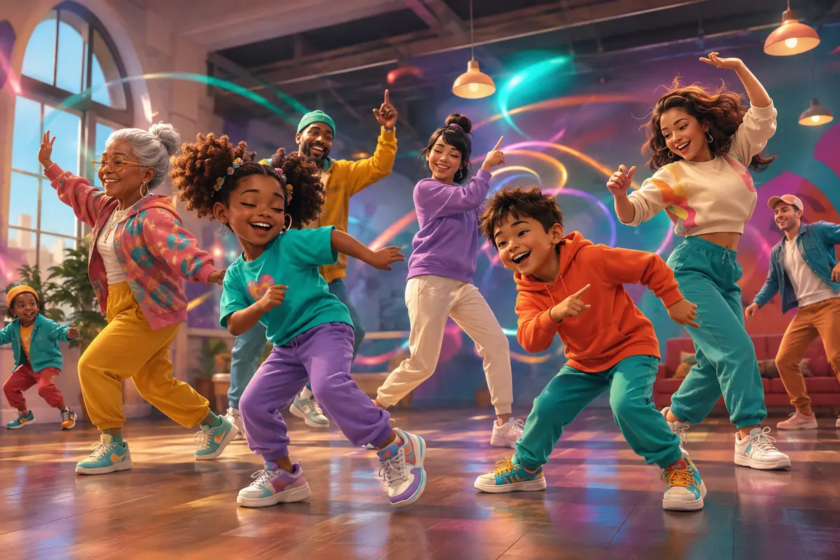 Découverte en images et mots simples : Just Dance