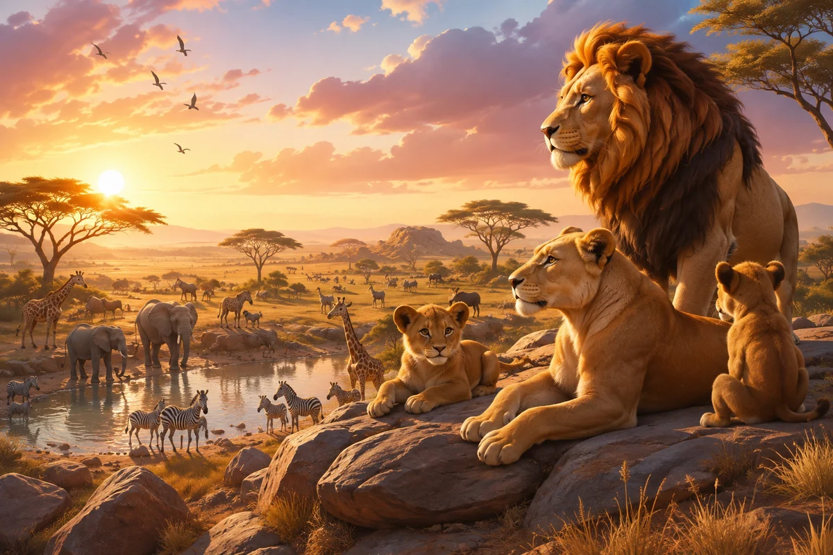 Personnages et univers : Le Roi Lion