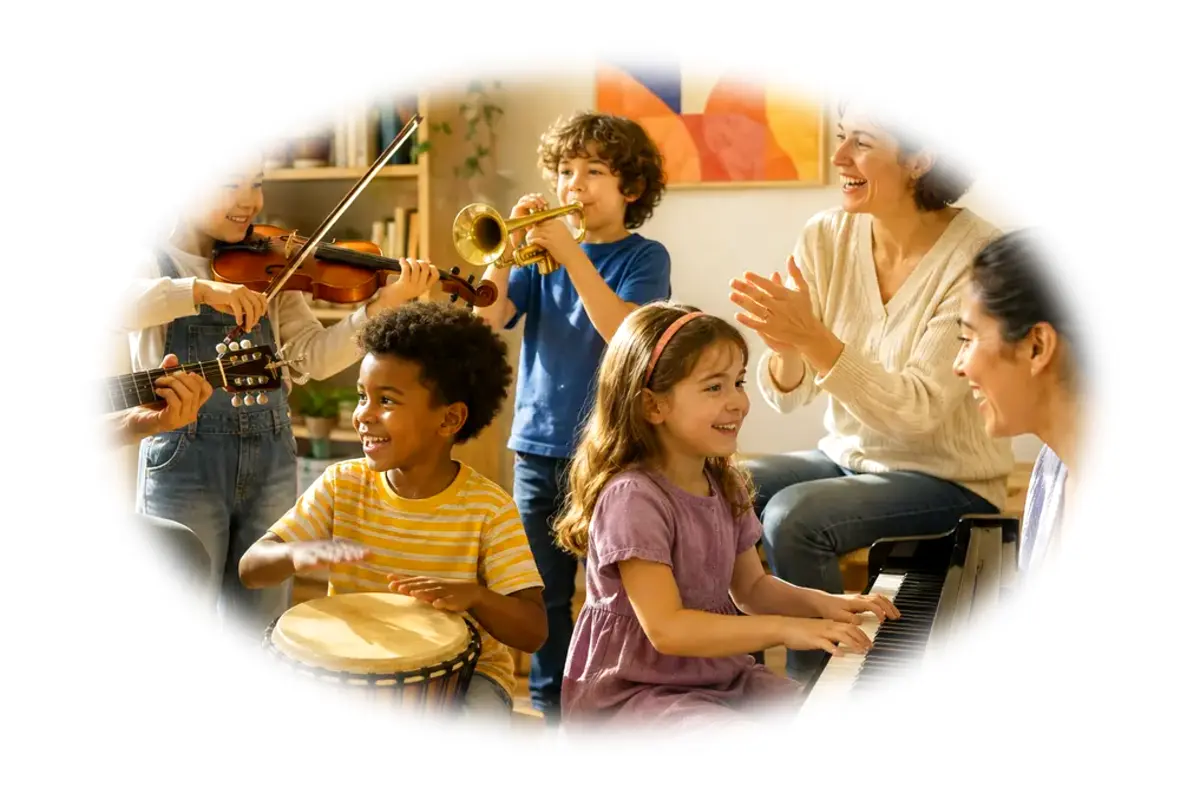Détails à reconnaître : Musique et instruments