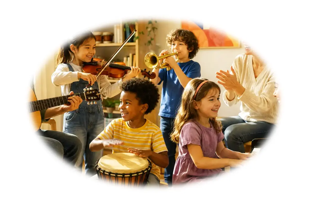 Grand défi famille : Musique et instruments