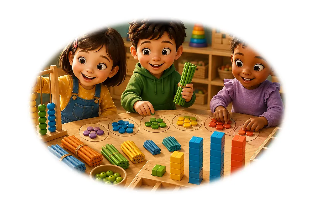 Quiz découverte : Nombres et numération — 4-5 ans