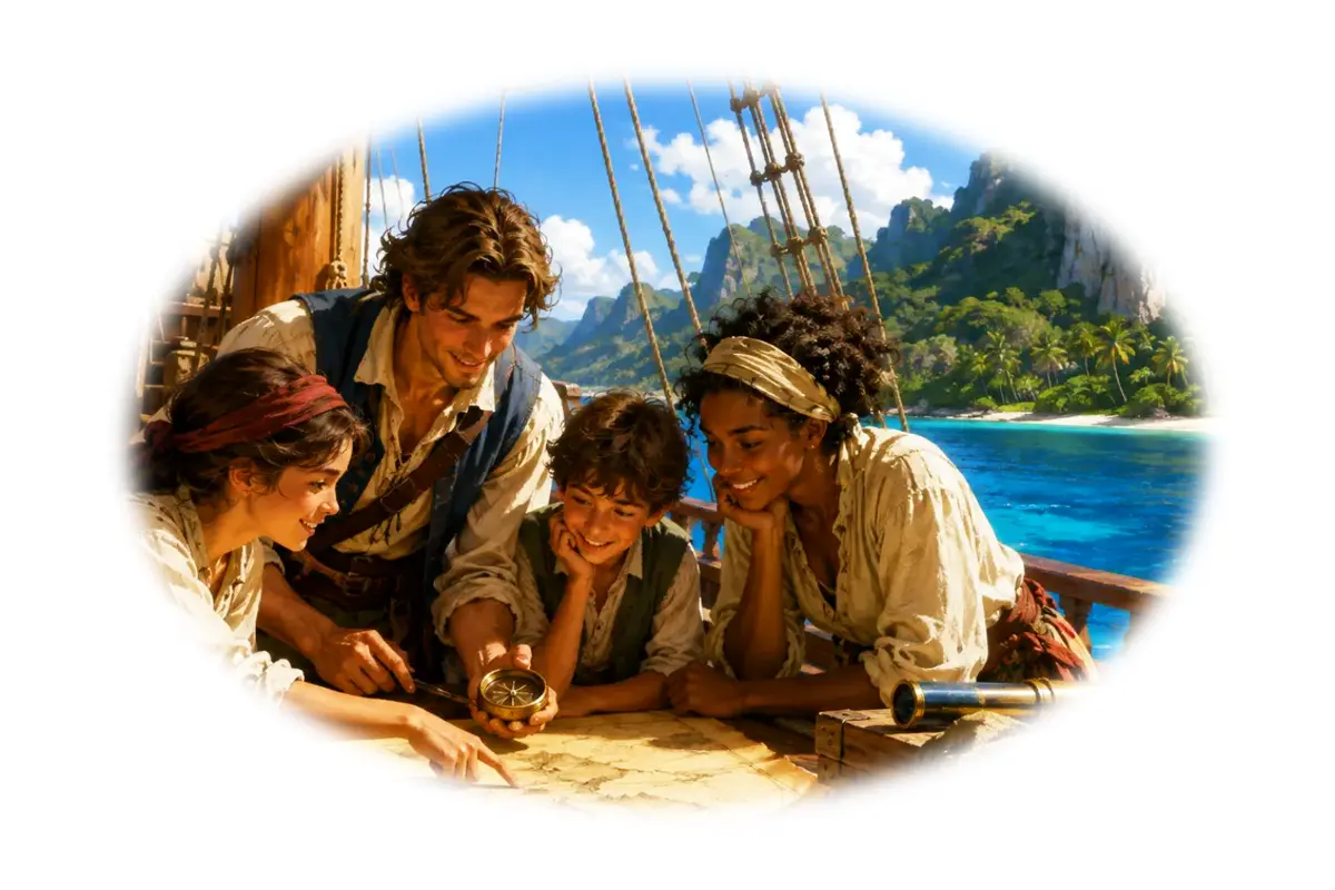 Quiz famille : Pirates