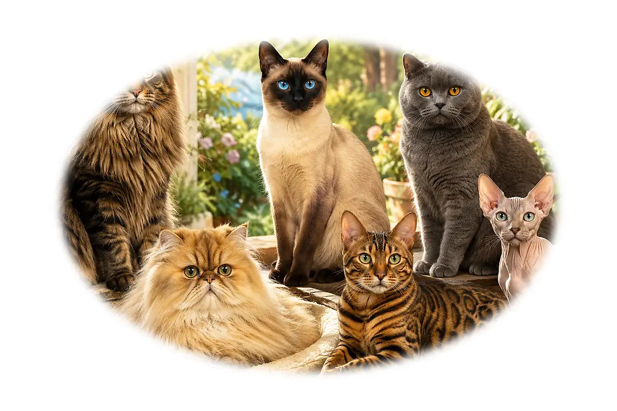 Découverte illustrée : Races de chats – 4-5 ans