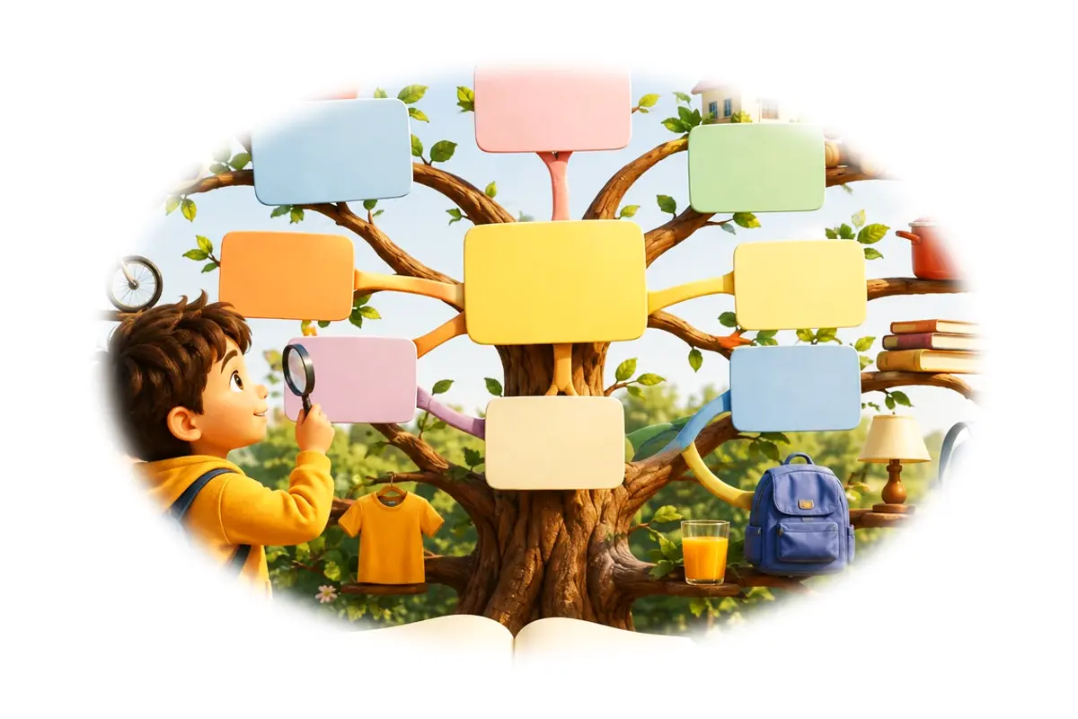 Vrai ou faux en famille : Vocabulaire français — Famille