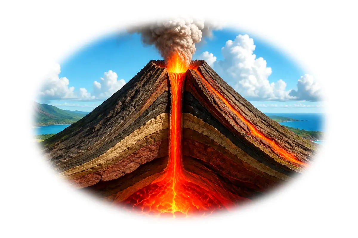Vrai ou faux approfondi : Volcans — 8-10 ans