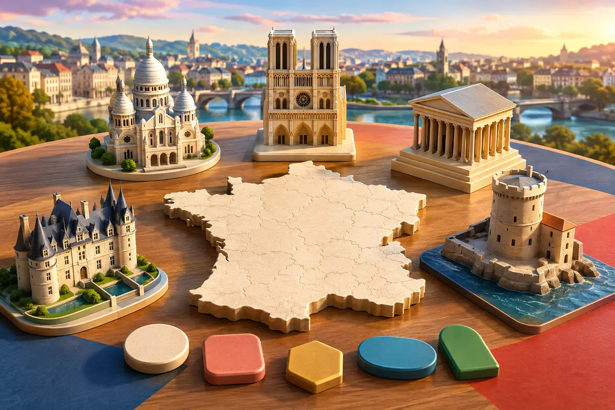 Quiz Villes de France 12-14 ans : 20 questions avec réponses