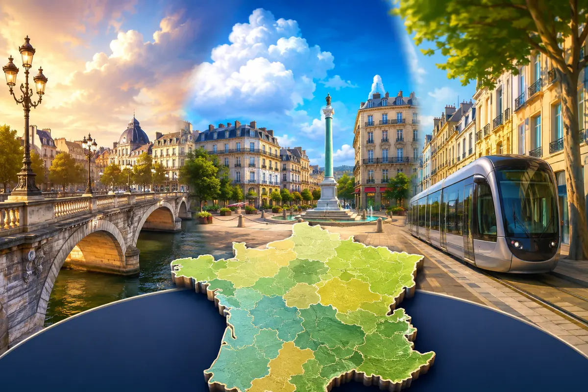 Quiz débutant Villes de France : 20 questions pour commencer