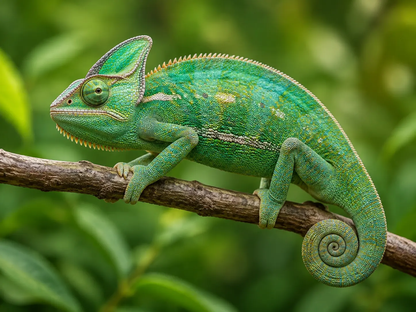 Illustration pour la question : Quel animal est connu pour changer de couleur afin de se camoufler ?