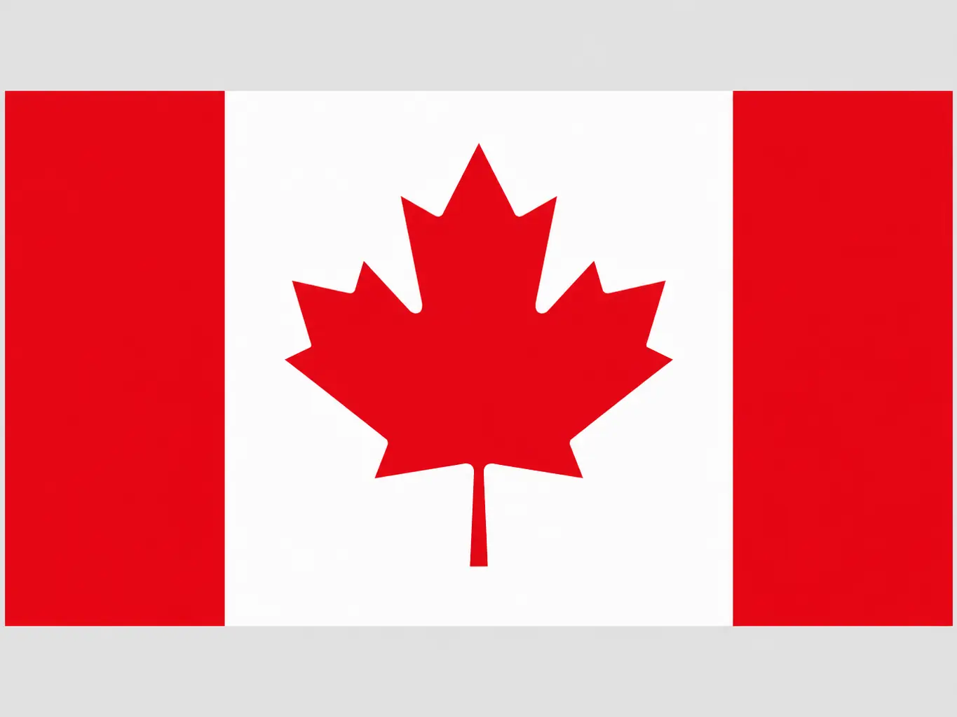 Illustration pour la question : Quel pays a une feuille d'érable rouge au centre de son drapeau ?