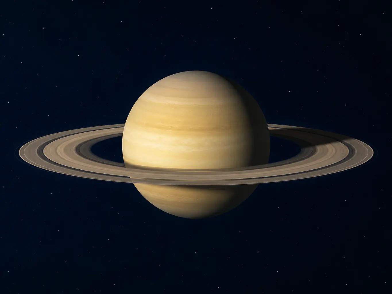 Illustration pour la question : Quelle planète est célèbre pour ses anneaux très visibles ?