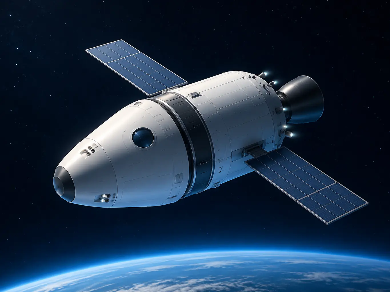 Illustration pour la question : Comment appelle-t-on un véhicule conçu pour aller dans l'espace ?