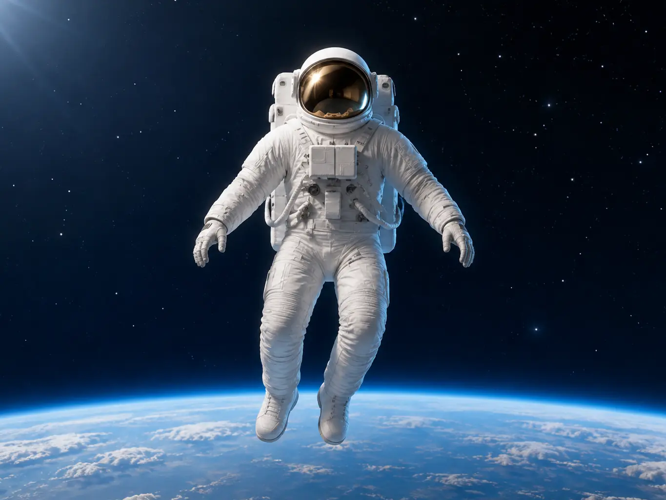 Illustration pour la question : Comment appelle-t-on une personne qui voyage dans l'espace ?
