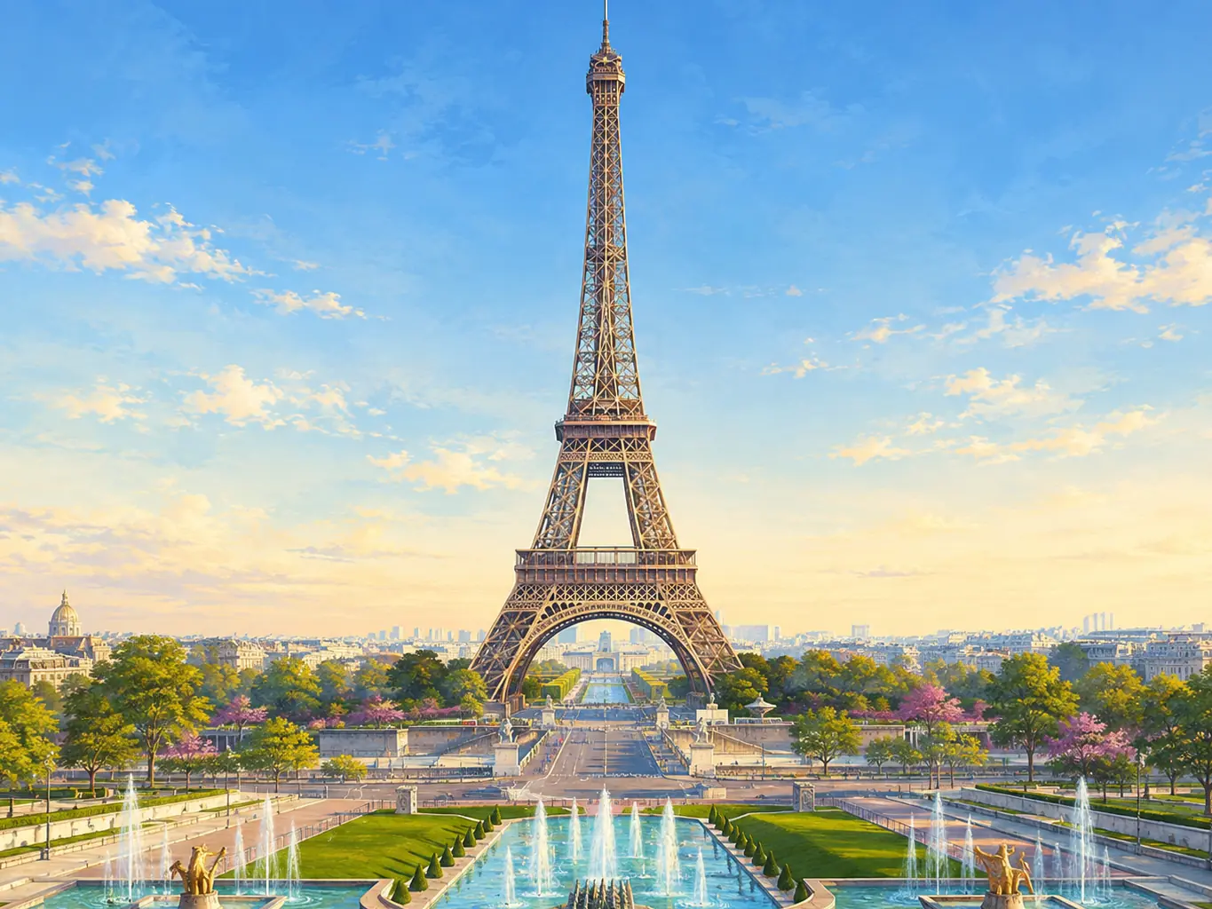 Illustration pour la question : Quelle est la capitale de la France ?
