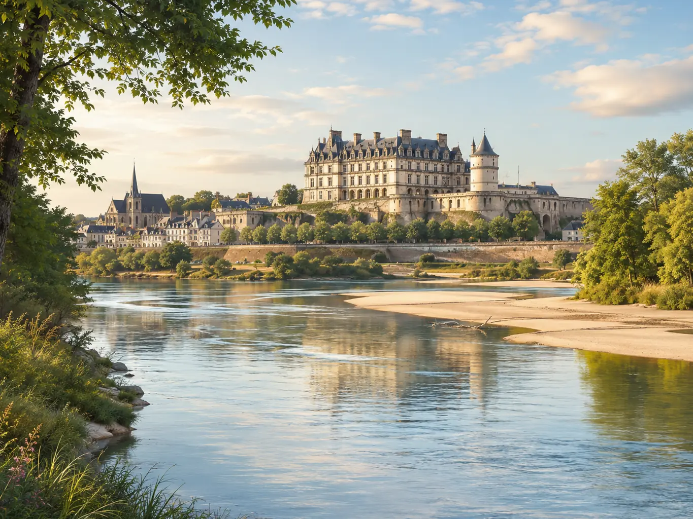 Illustration pour la question : Quel est le plus long fleuve entièrement ou principalement associé au territoire français ?