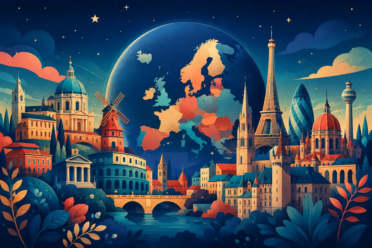 Quiz Capitales d’Europe pour enfants et famille