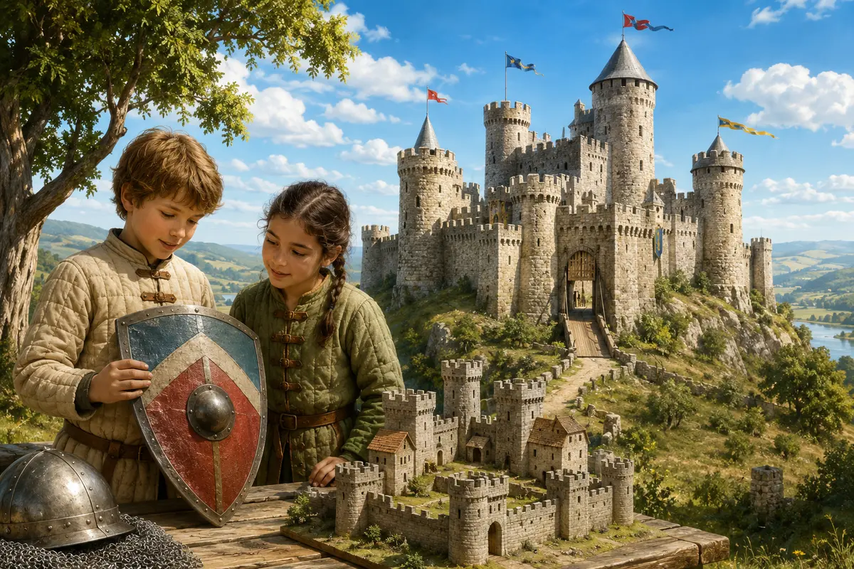 Quiz Chevaliers et châteaux forts pour enfants et famille