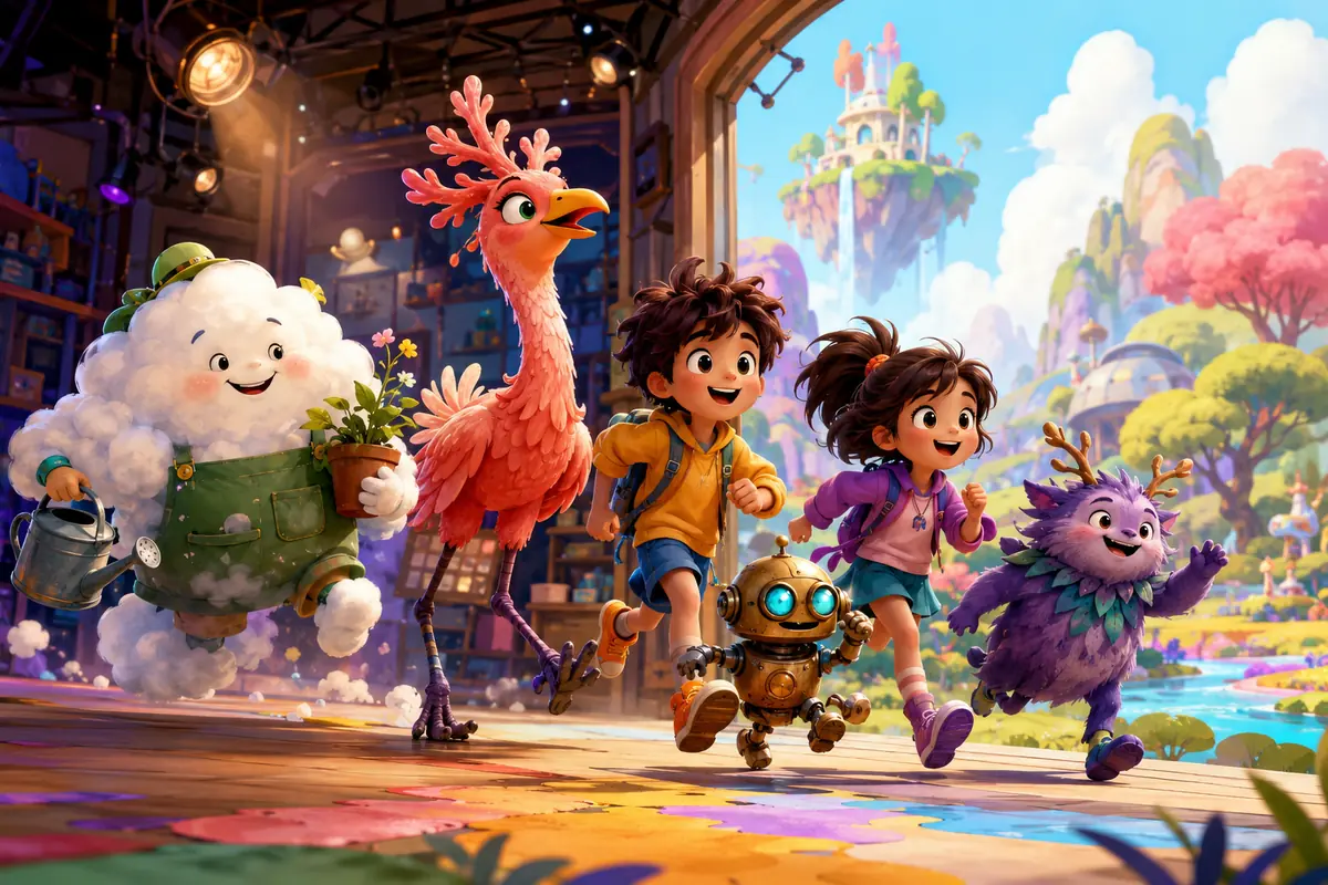 Quiz Dessins animés pour enfants et famille
