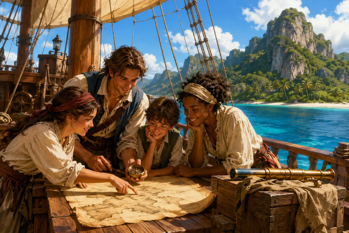 Quiz Pirates pour enfants et famille