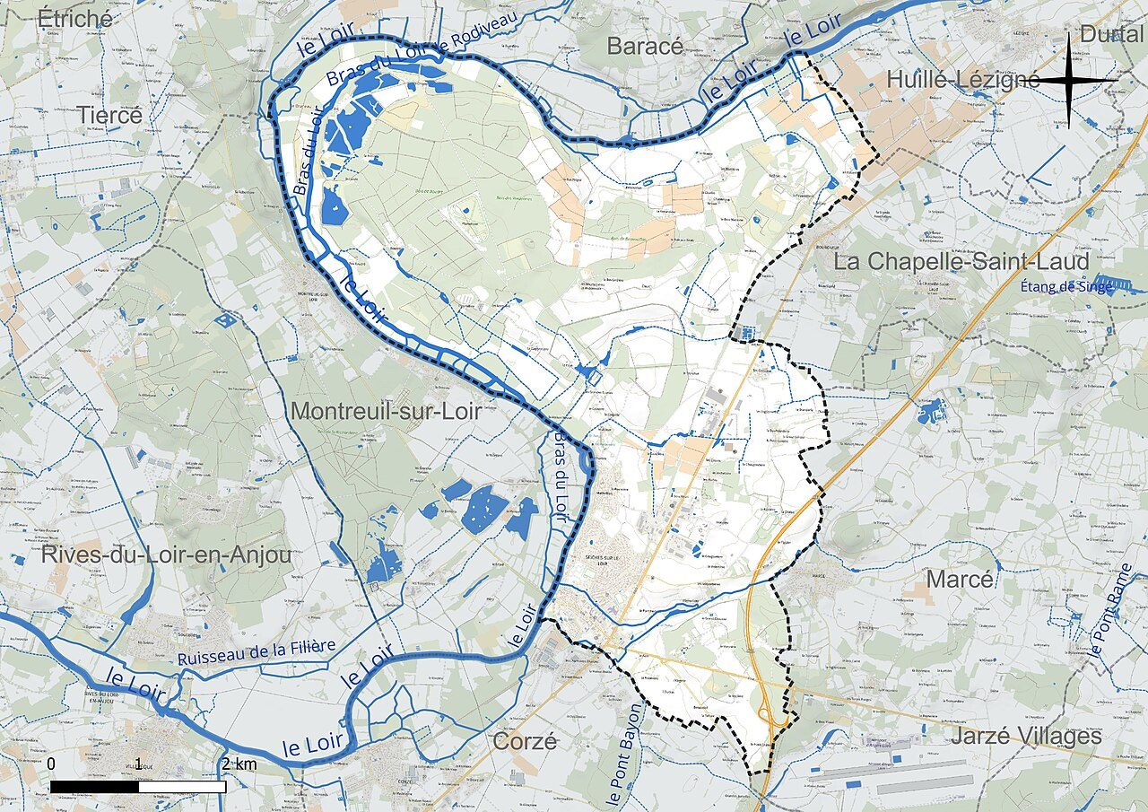 LE LOIR à Seiches-sur-le-Loir