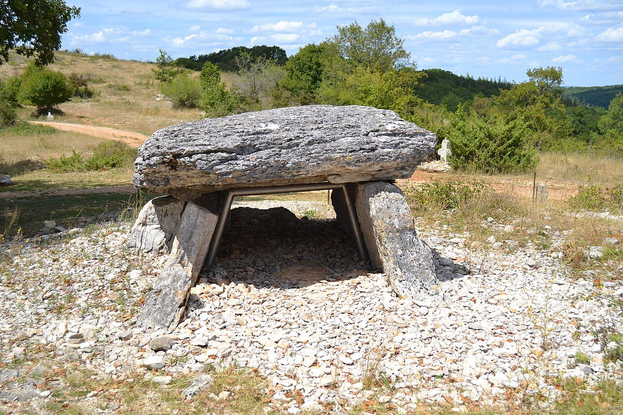 Dolmen du Pech Laglaire à Gréalou