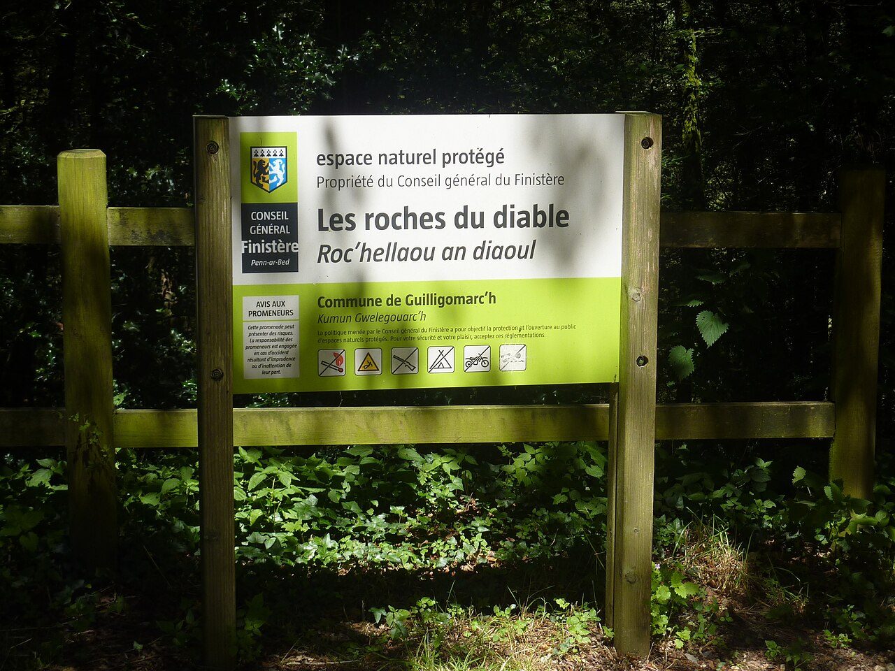 Les Roches du Diable à Guilligomarc'h
