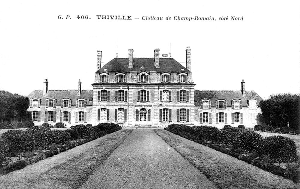 Parc du château de Champ Romain à Thiville