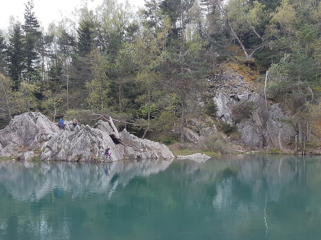 Le Lac Bleu à Champclause