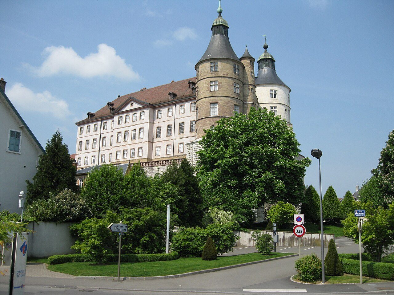 Le château Montbéliard Wurtemberg