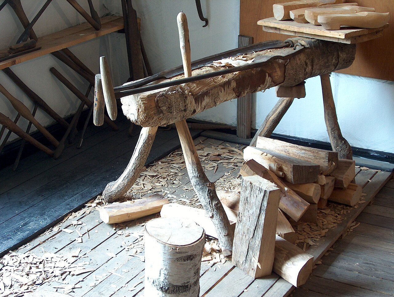 Atelier du sabotier à Montfaucon-en-Velay
