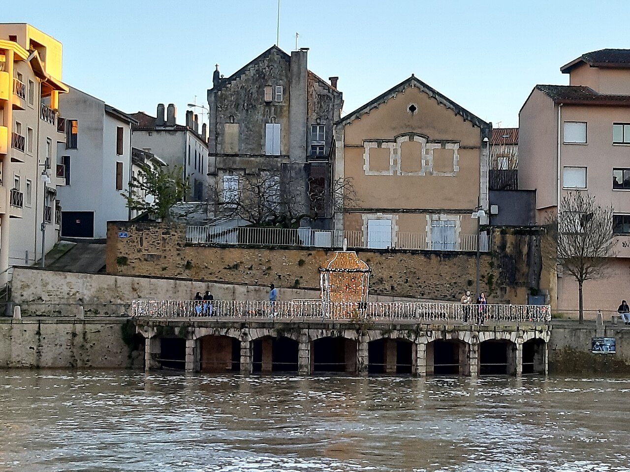 Lavoir de la cale de l'abreuvoir à Mont-de-Marsan