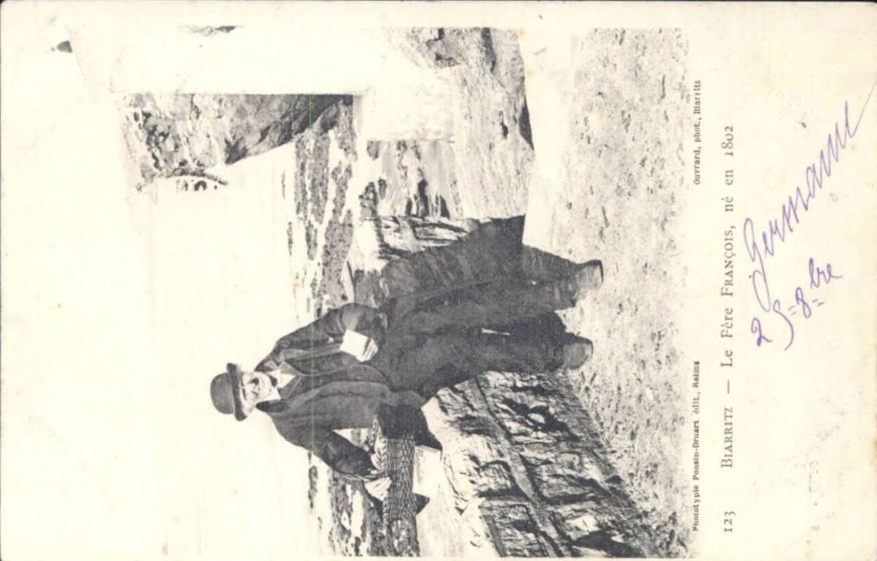 Le Père à Biarritz